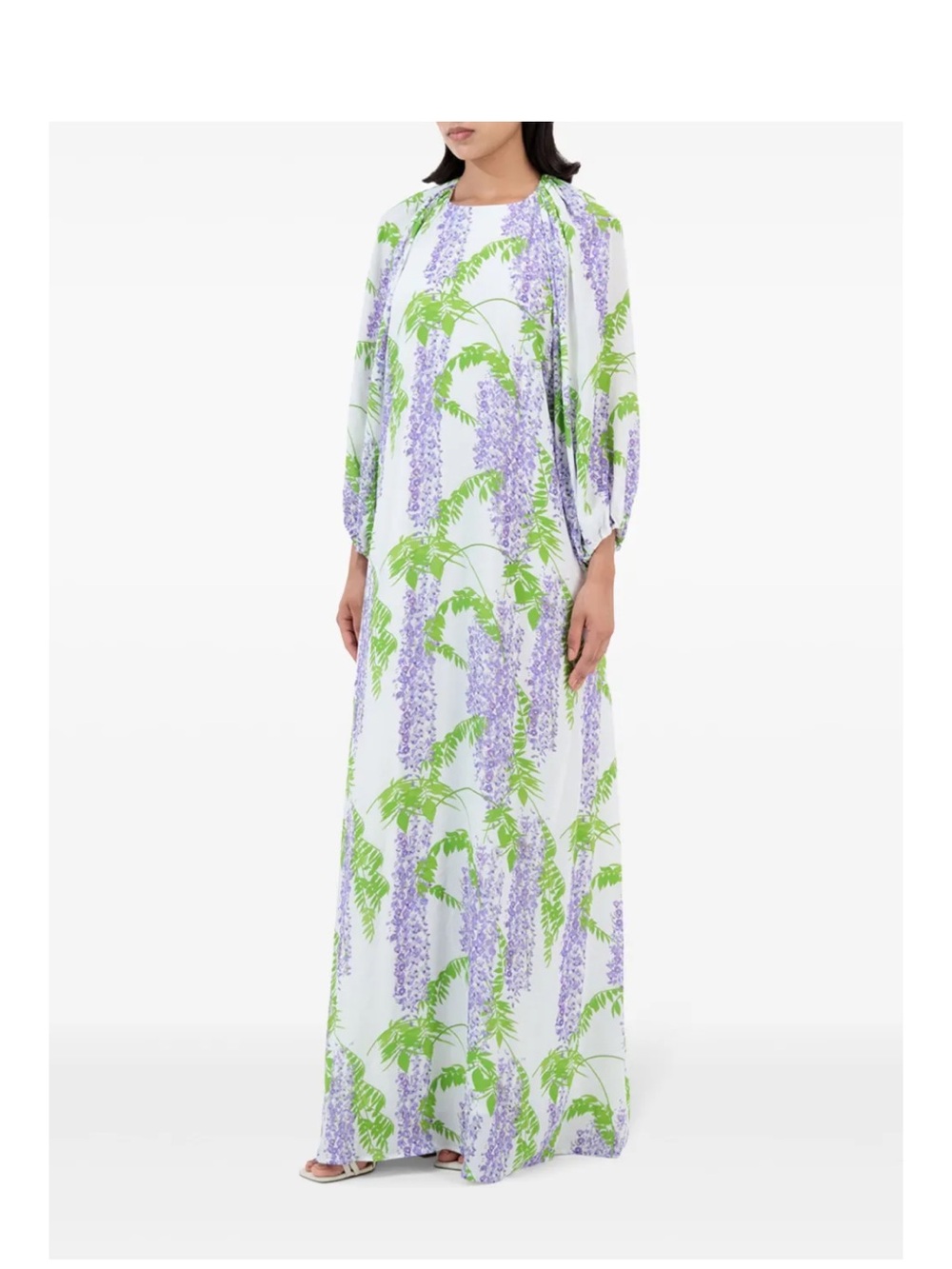 Bernadette Fran Dress in Wisteria Print